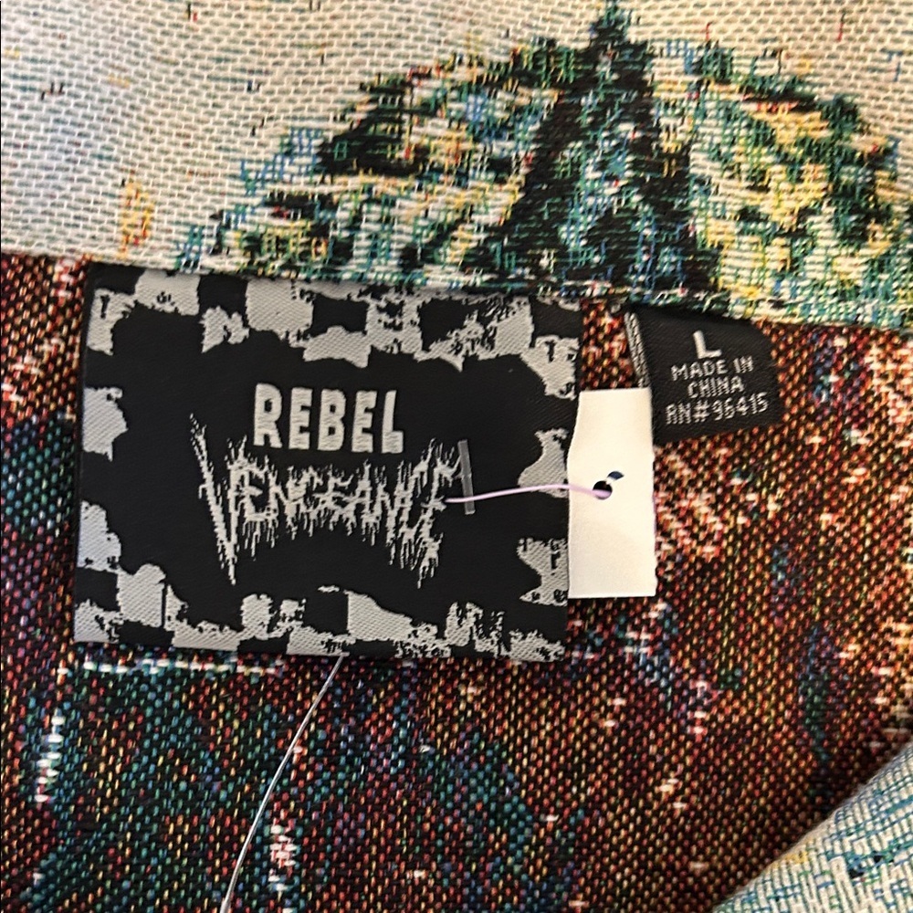 Rebel Vengeance Van Gogh Tapestry Jacket - Picture 3 of 7